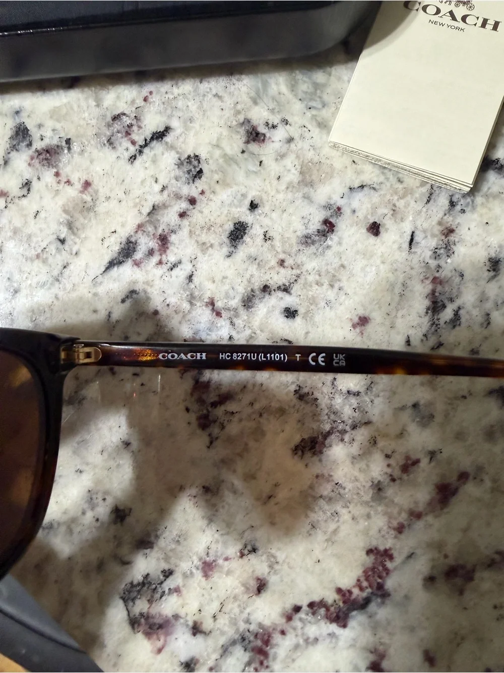 Coach Tortoise Shell Sunglasses